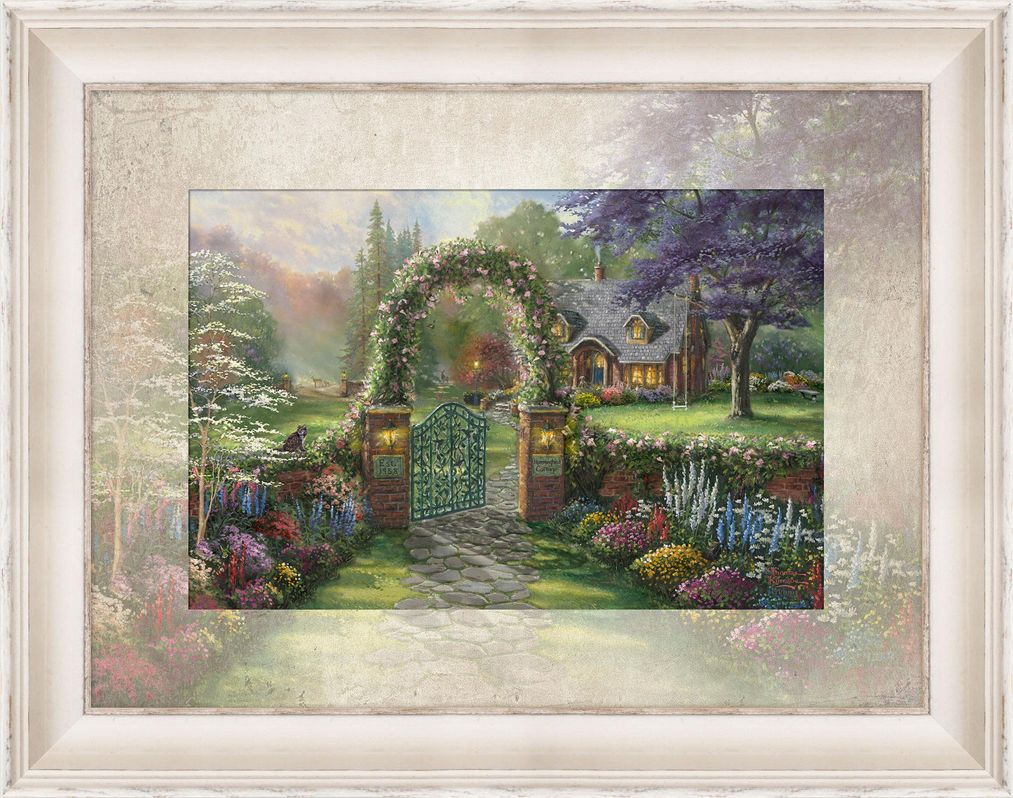 Hummingbird Cottage Framed Print - Wild Wings