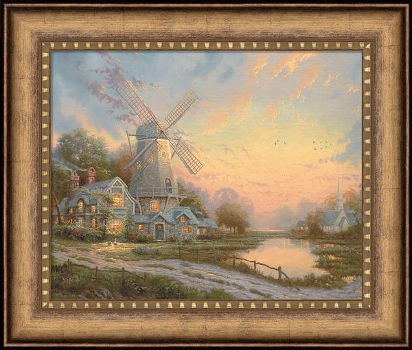 Wind of the Spirit Framed Brushstroke Vigette - Wild Wings