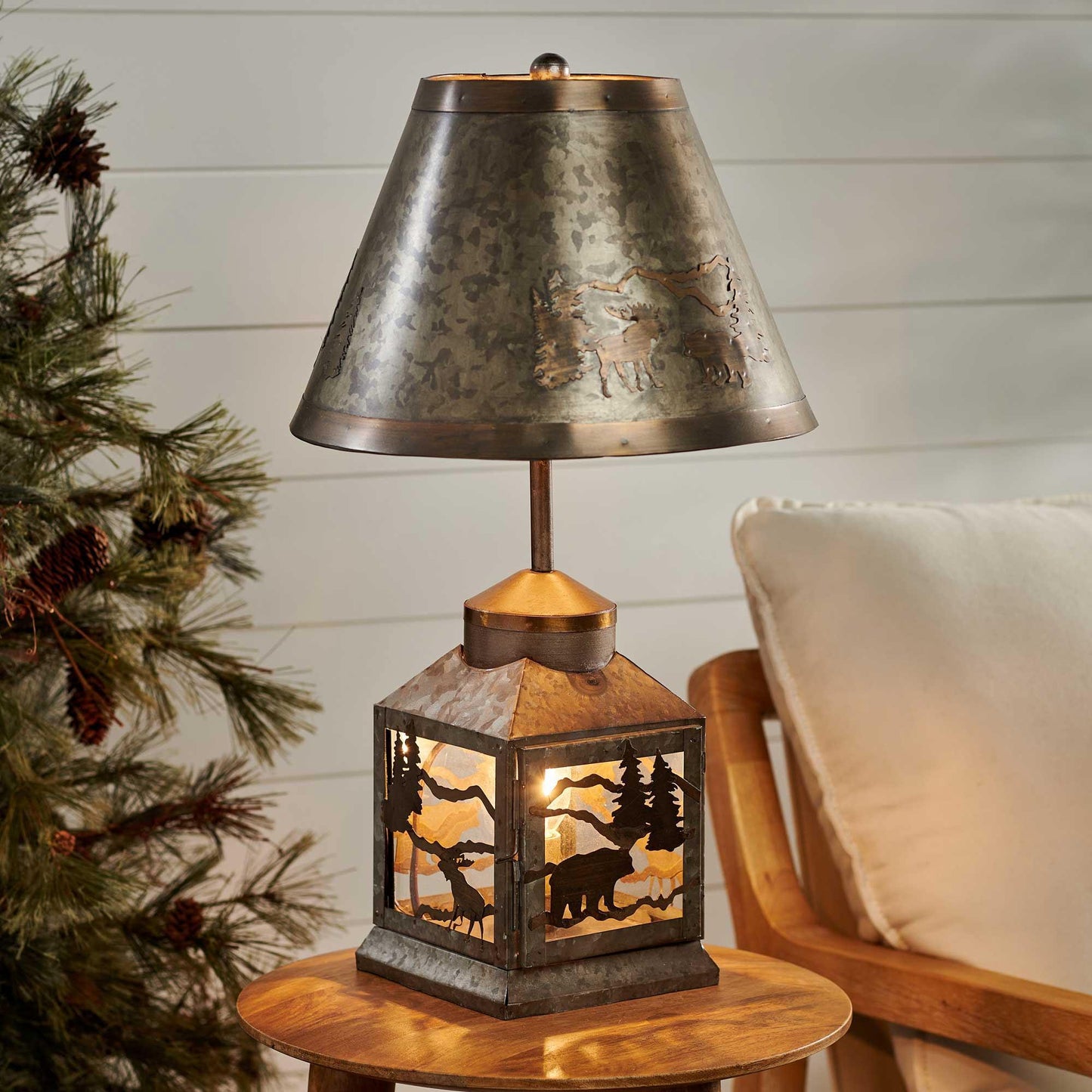 Forest Frolic Lantern Table Lamp - Wild Wings