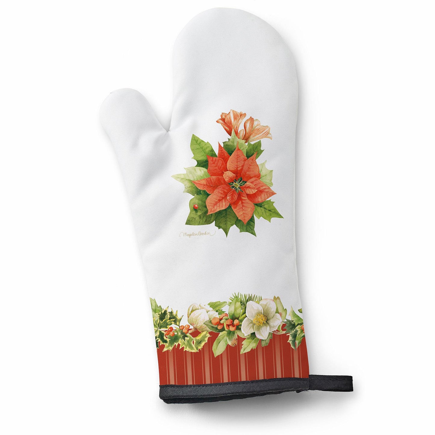 Holiday Blooms Oven Mitt - Wild Wings