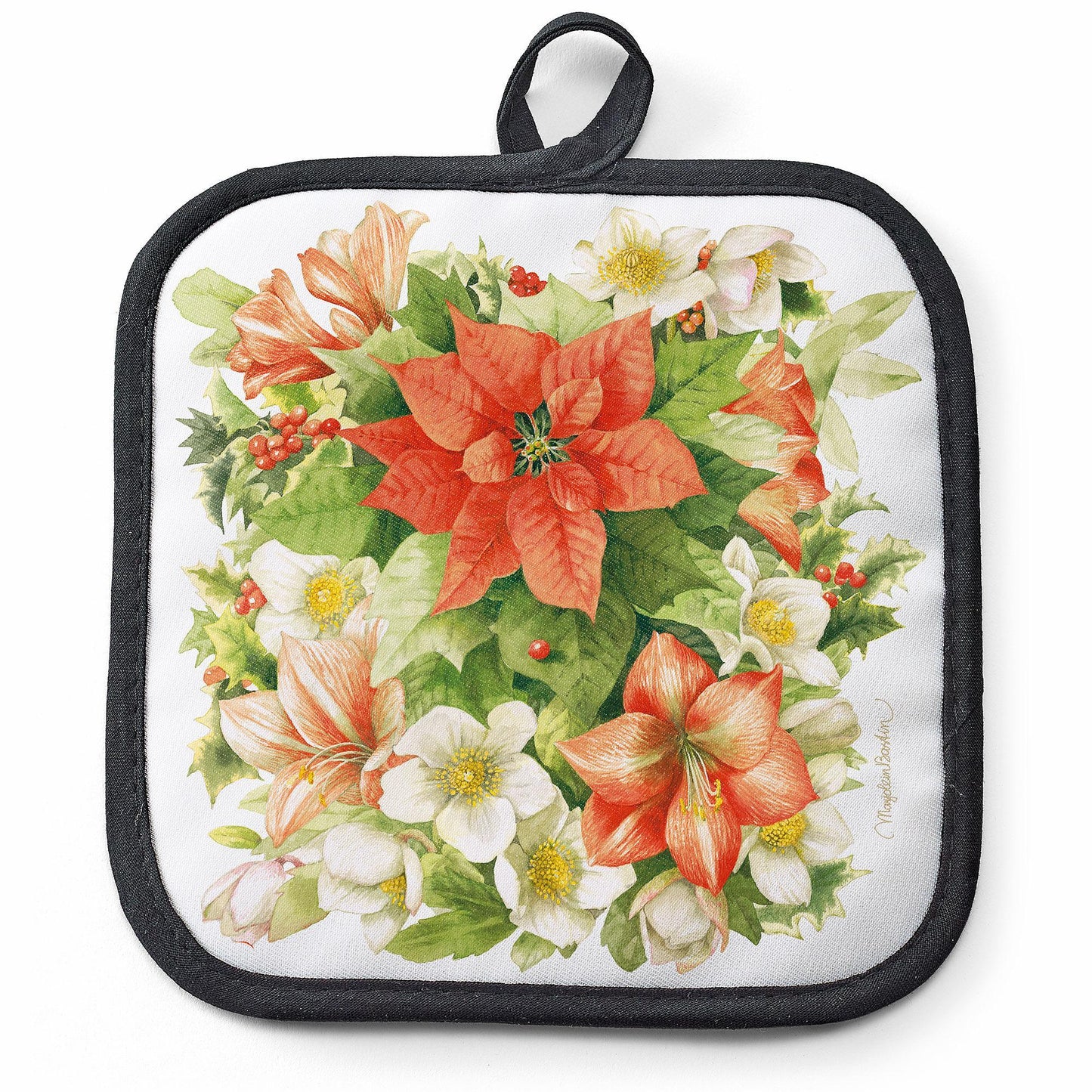 Holiday Blooms Pot Holder - Wild Wings