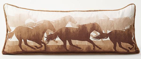 Running Horses Pillow - Wild Wings