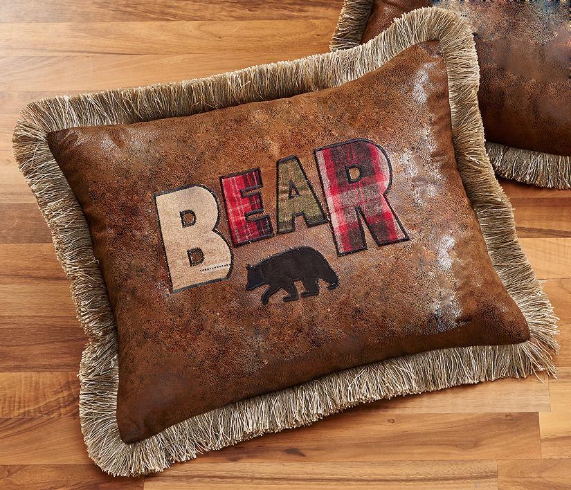Bear Pillow - Wild Wings