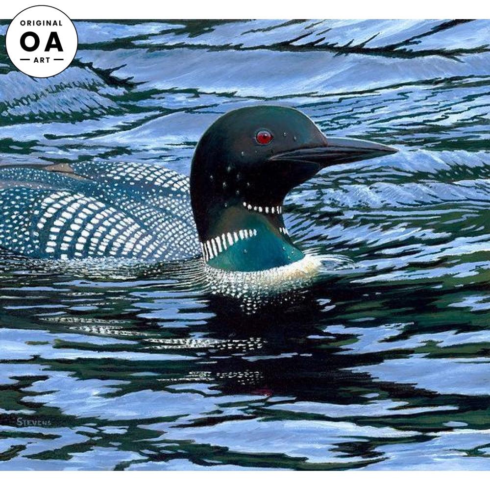 Low Rider—Loon Original Oil Painting - Wild Wings