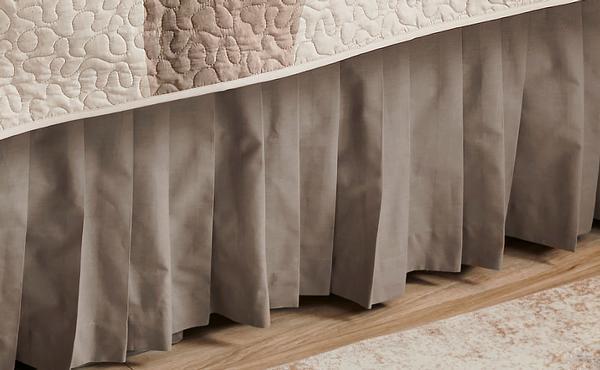 Moonlight Pines & Deer Bedskirt (Queen) - Wild Wings