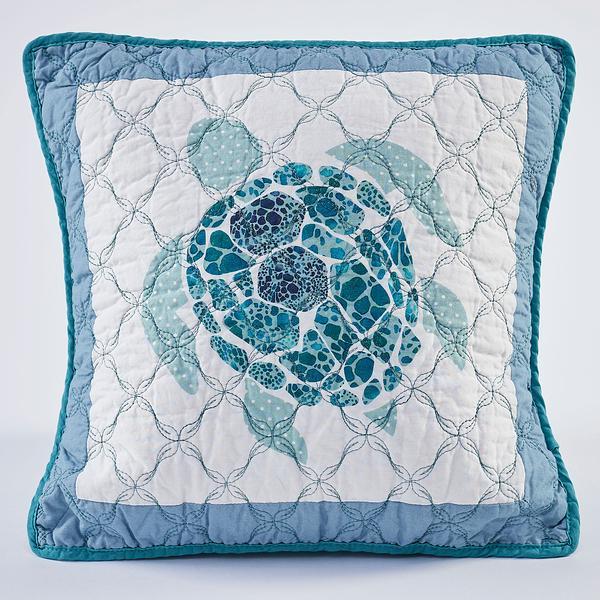 Ocean Life—Turtle Pillow - Wild Wings
