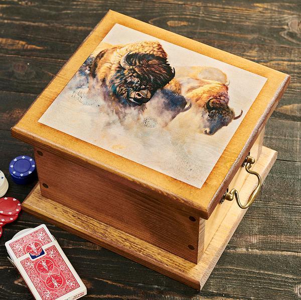 Phantoms of the Plains—Bison Storage Chest - Wild Wings