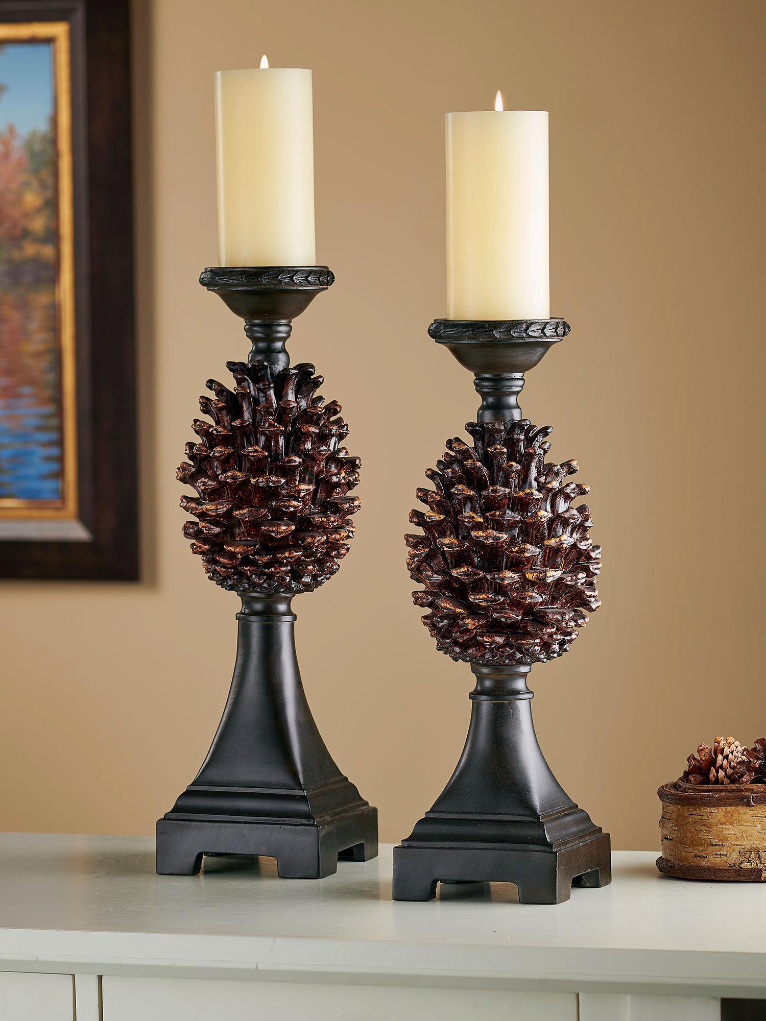 Big Pines Candle Holders from Wild Wings
