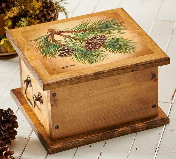 Fruits of the Pine Keepsake Box - Wild Wings