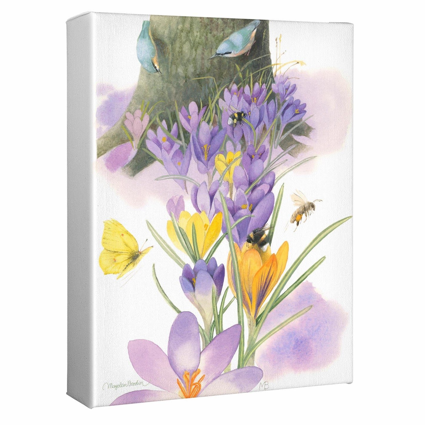 Purple Blanket Gallery Wrapped Canvas - Wild Wings