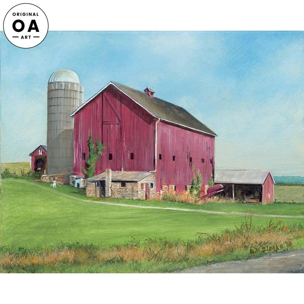 Real Nice Day—White Dog Original Acrylic Painting - Wild Wings