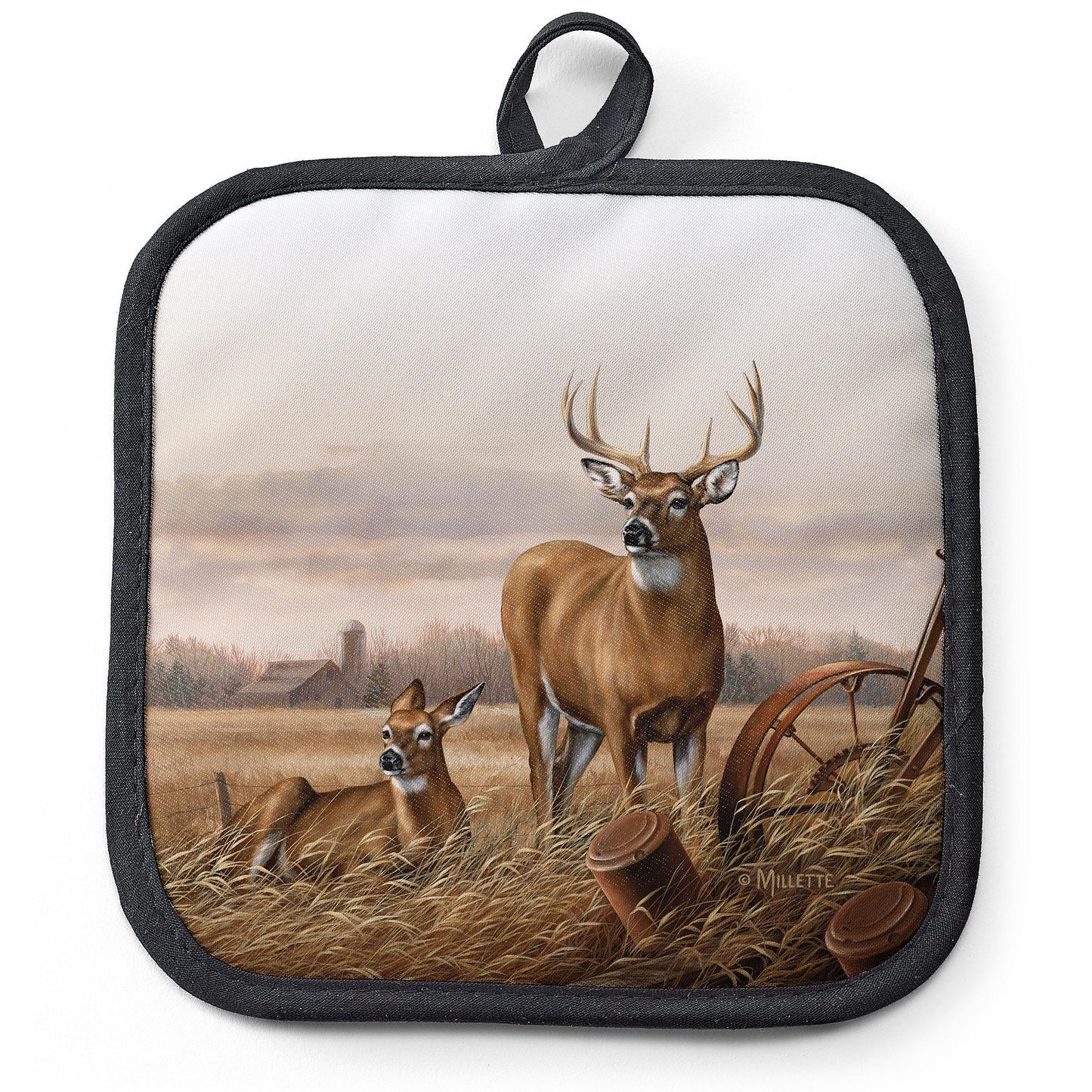 Rustic Retreat - Whitetail Deer Pot Holder - Wild Wings