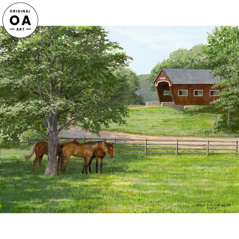 Summer Shade Original Acrylic Painting - Wild Wings