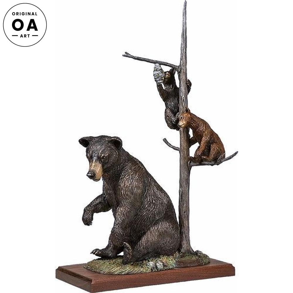 Trouble Bruins II Original Bronze Sculpture - Wild Wings