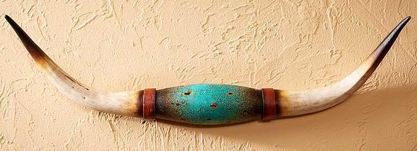 Longhorn Wall Sculpture - Wild Wings