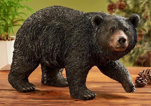 Walking Black Bear Sculpture - Wild Wings