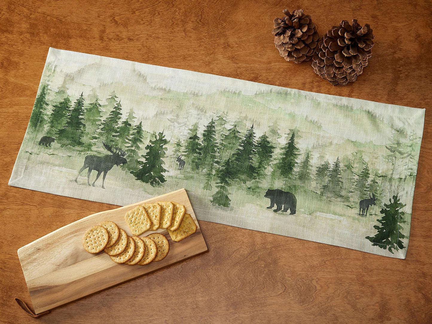 Serene Forest Table Runner - Wild Wings