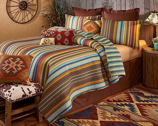 Western Stampede Bedding Set (Queen) - Wild Wings