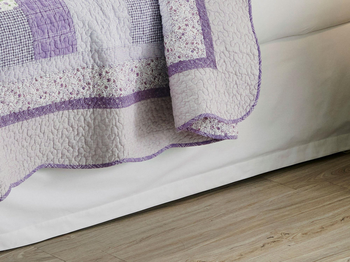 White Bedskirt (King) - Wild Wings