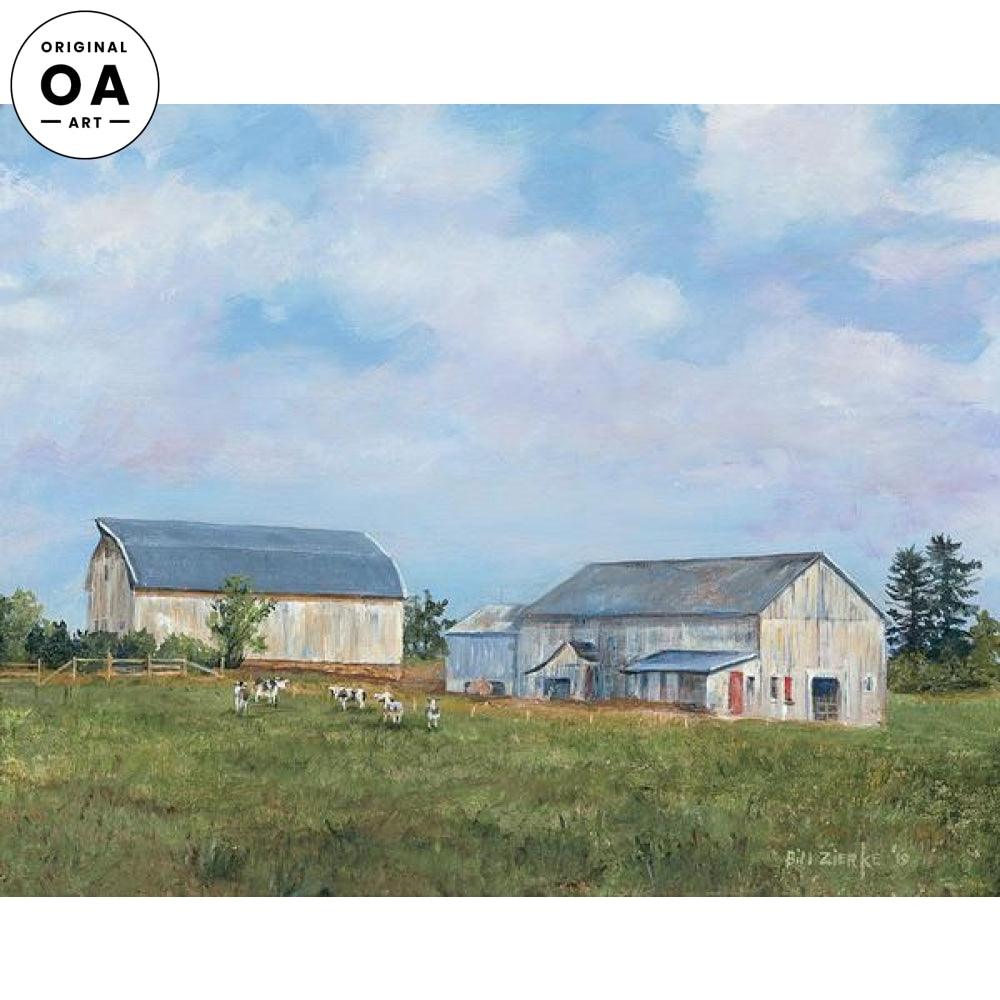 Who Let the Cows Out Original Acrylic Painting - Wild Wings