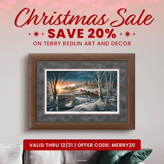 Terry Redlin Holiday Sale