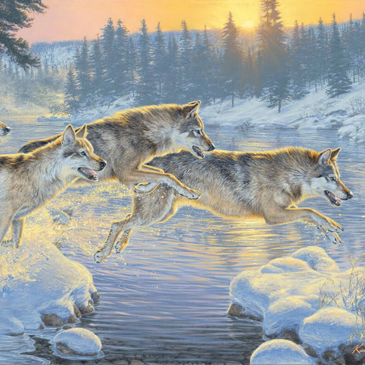 Wolf Painting From Wilds Wings Art