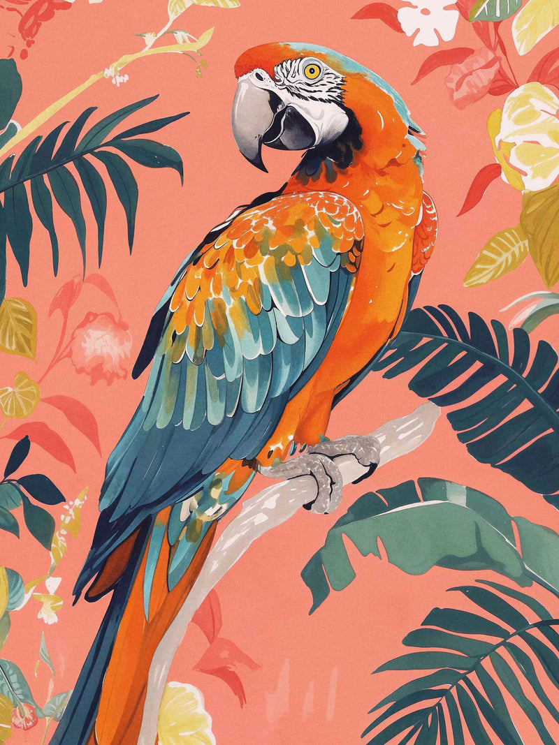 Vibrant Echoes - Macaw