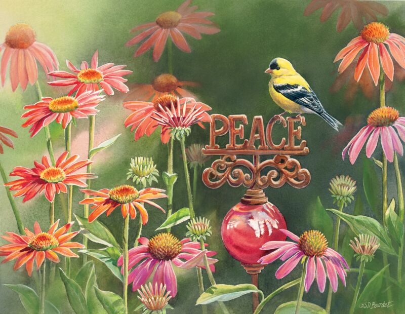 A Gardener's Wish—Goldfinch by Susan Bourdet