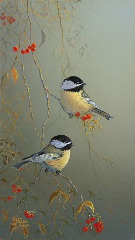 Autumn Chickadee by Sam Timm