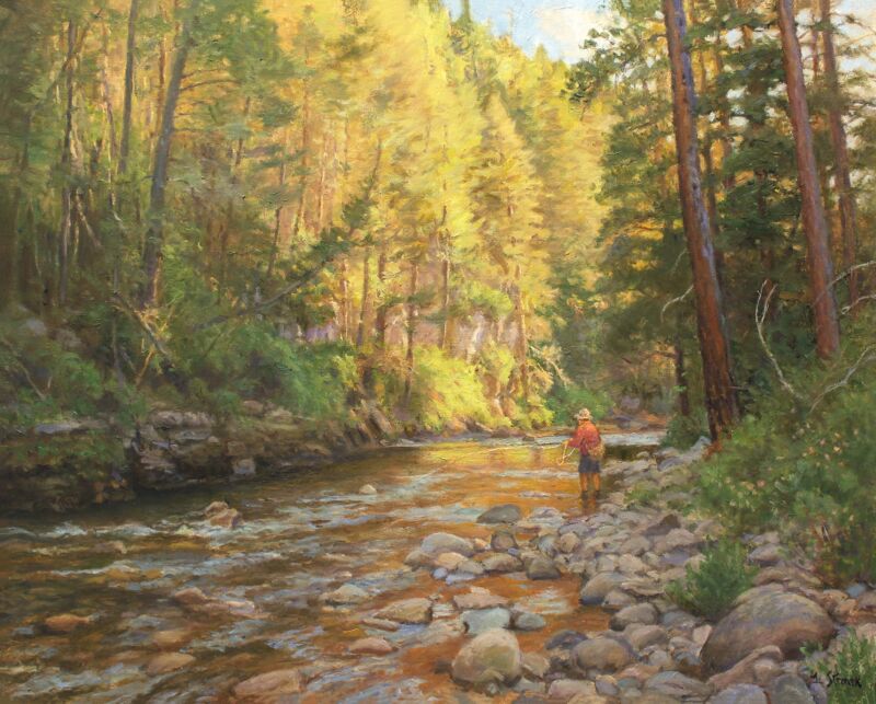 Belt Creek Evening by Lee Stroncek