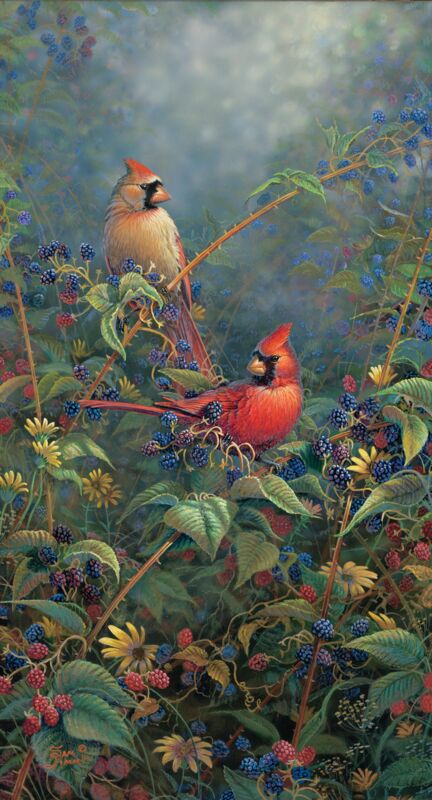 Berry Bush Hideout—Cardinals