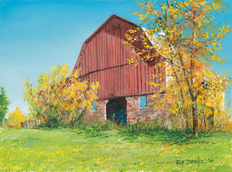 Big Red—Barn by Bill Zierke