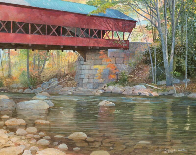 Calm Day—Swift River Bridge by Susan Knowles-Jordan