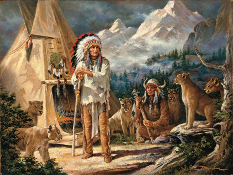 Chieftain Wisdom by Russ Docken
