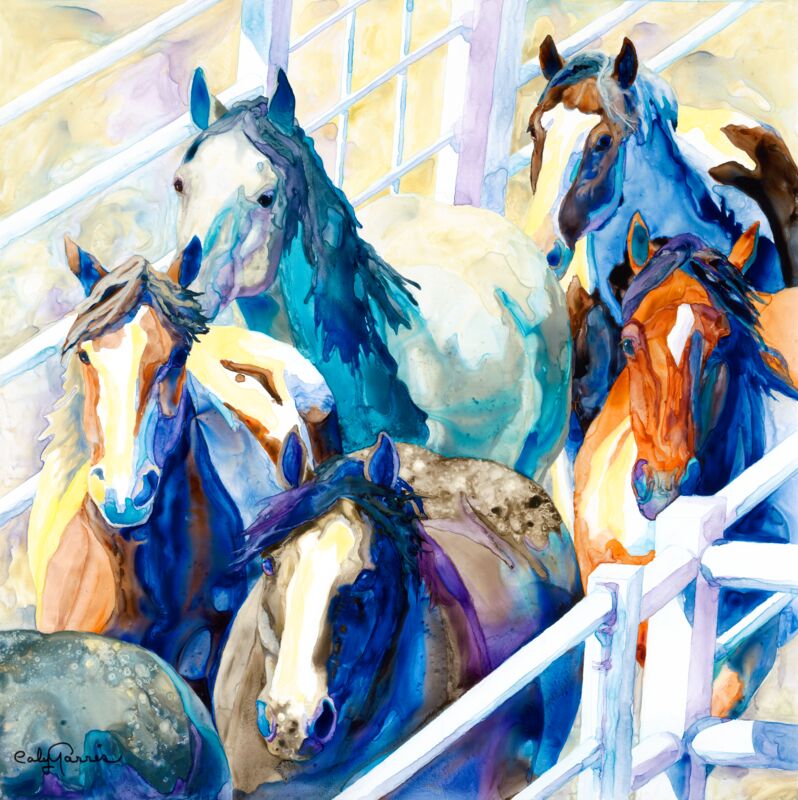 Chutes & Alleys—Horses by Caly Garris