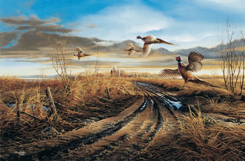 Country Road—Pheasants by Terry Redlin
