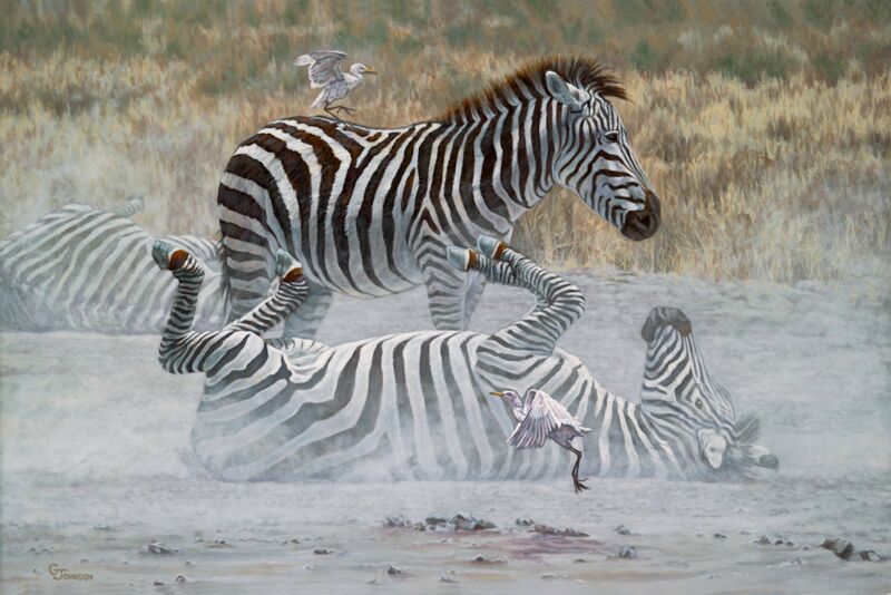 Dust Bath by Gary Johnson