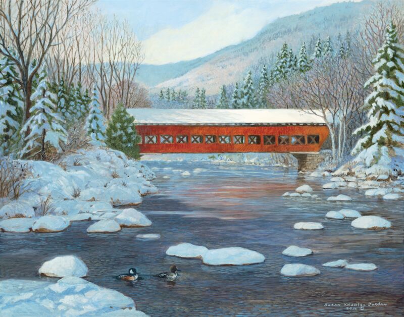Fire and Ice—Bridge by Susan Knowles-Jordan
