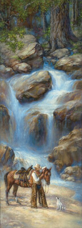 Good Place to Rest—Cowboy by Russ Docken