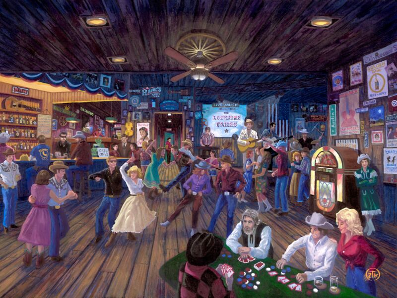 Hank's Honky Tonk by Zac Kinkade
