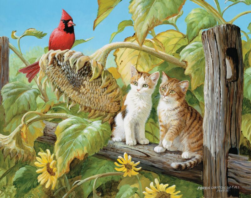 Harvest Time—Cats by Persis Clayton Weirs