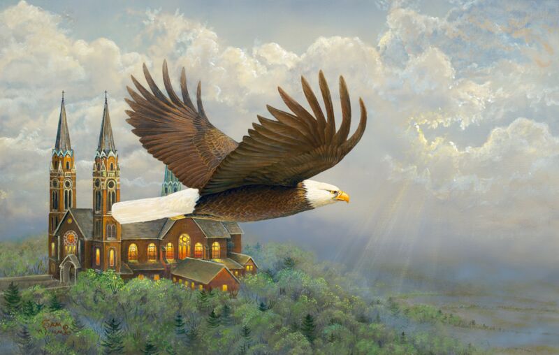 Heavenly Flight—Eagle by Sam Timm