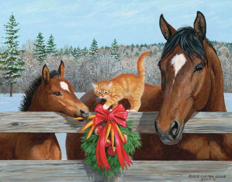 Holiday Treats—Horses by Persis Clayton Weirs