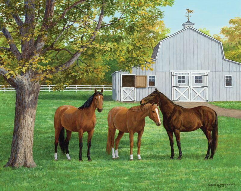 Home Sweet Home—Horses by Persis Clayton Weirs