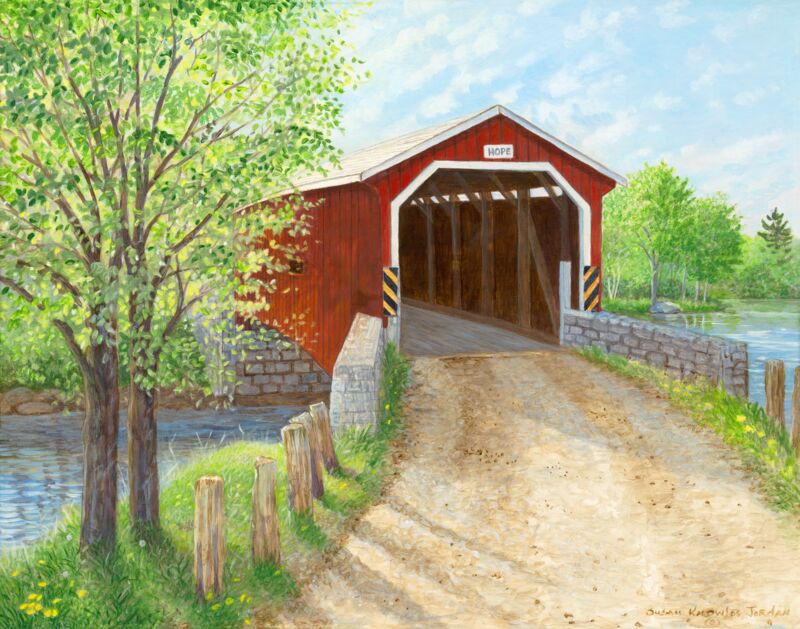 Hope Spring—Covered Bridge by Susan Knowles-Jordan