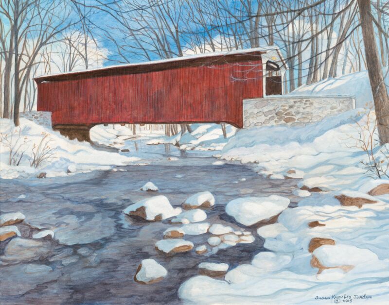 Hope Springs—Glen Hope Bridge by Susan Knowles-Jordan