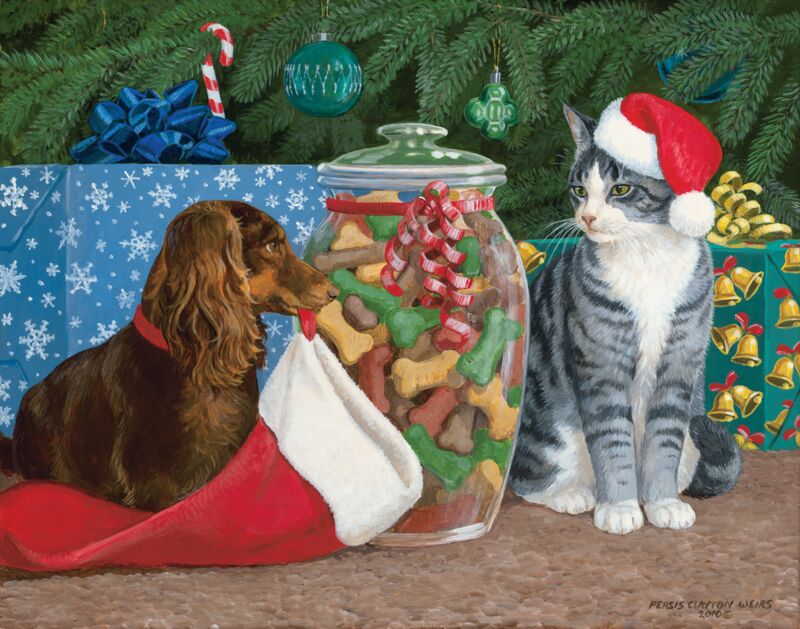 I've Been Good—Dog & Cat by Persis Clayton Weirs