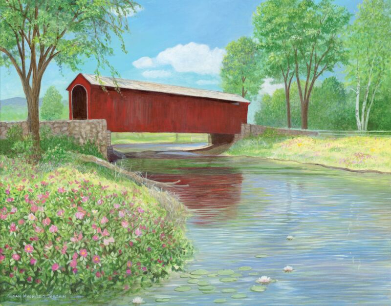 Joys of Summer—Covered Bridge by Susan Knowles-Jordan