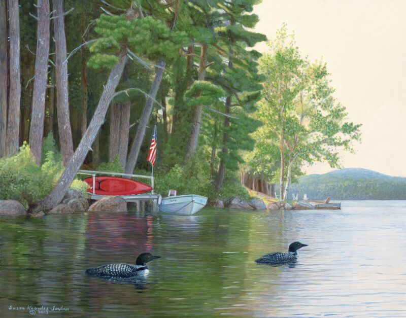 Kayaker's Paradise—Loons by Susan Knowles-Jordan