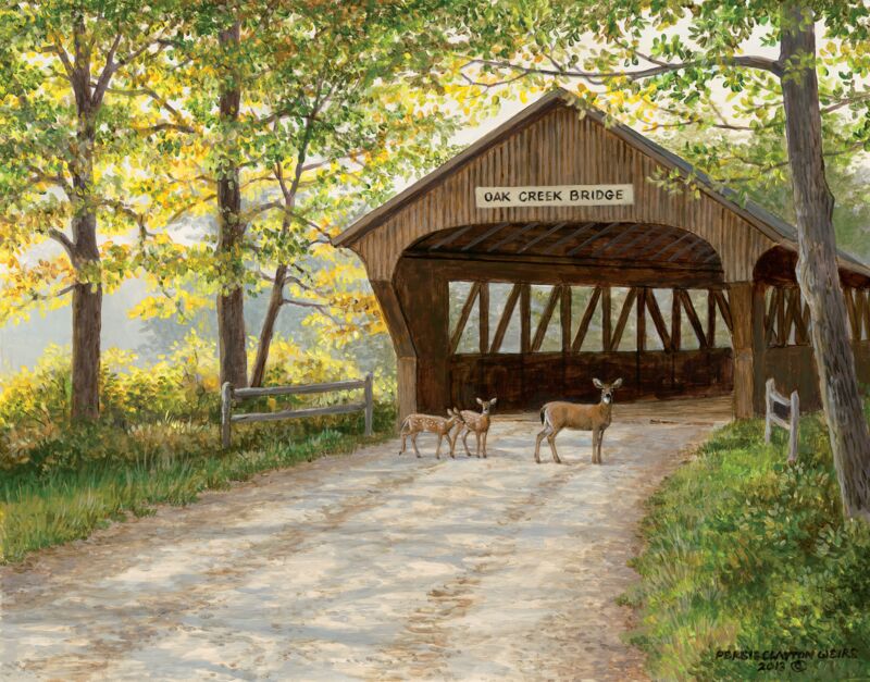 Late Summer—Covered Bridge by Persis Clayton Weirs